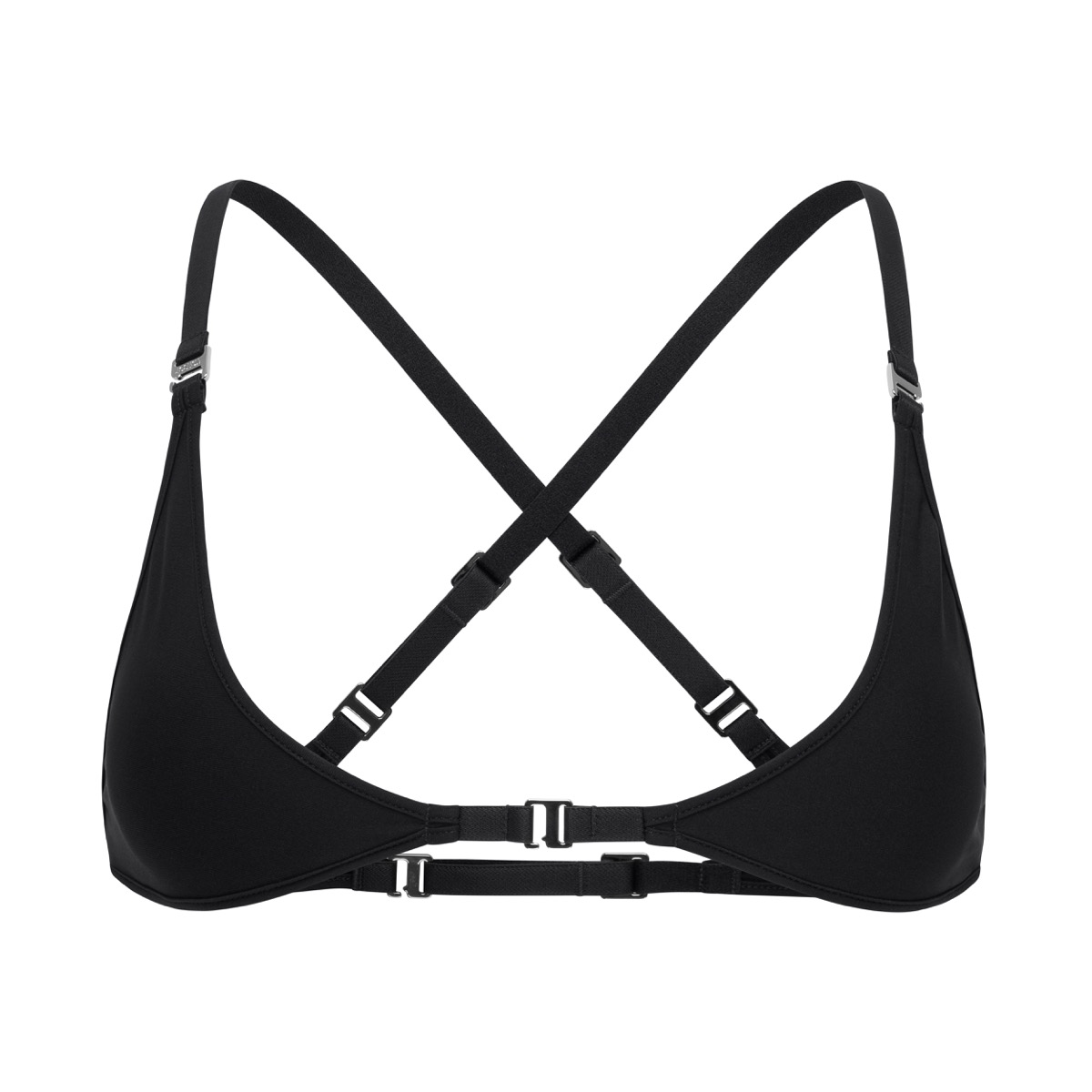 Cross-back jersey micro bra — Joshua Atelier
