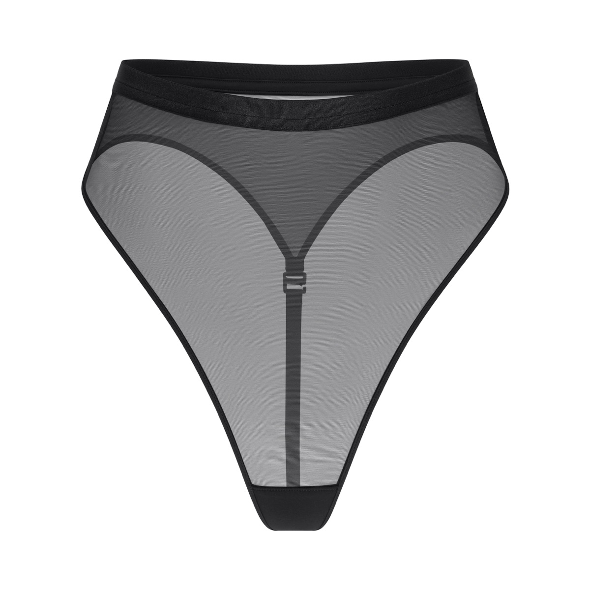 High waist g-string mesh panty — Joshua Atelier