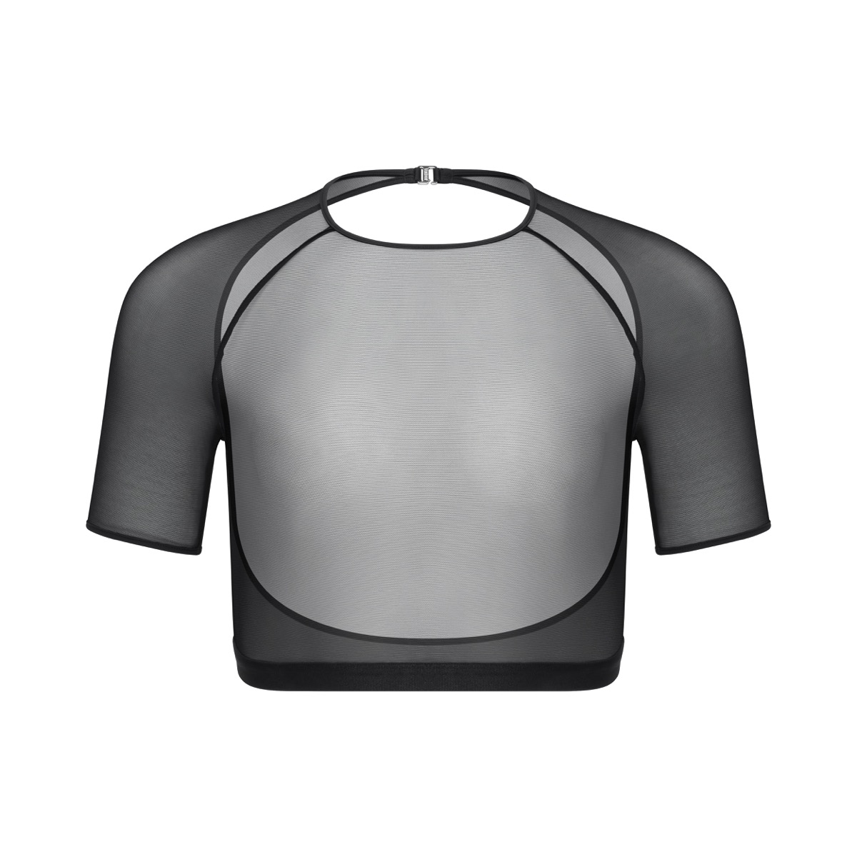 Backless mesh baby tee — Joshua Atelier